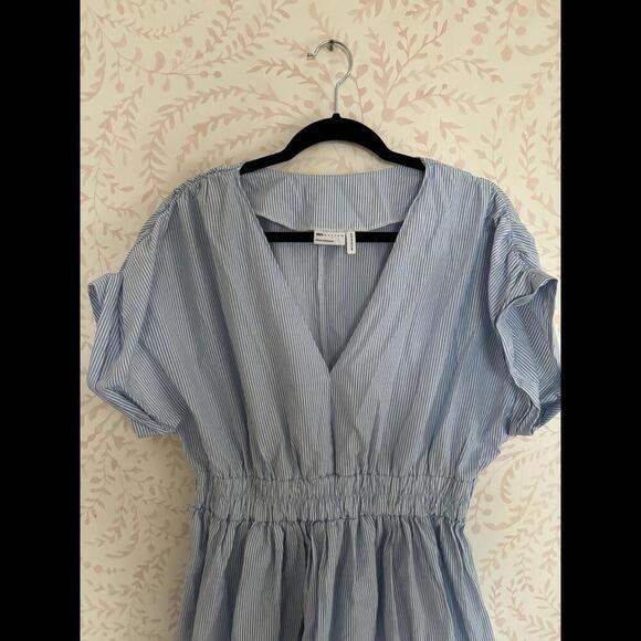 DISCOUNT SHIPPING NWOT ASOS Design Striped Puff Sleeve Dress - Picture 3 of 5